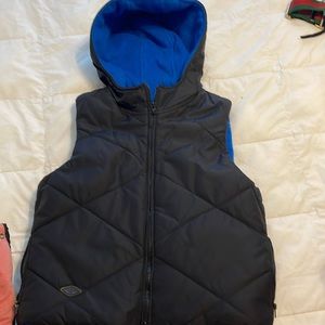 Ralph Lauren puffy vest black with blue